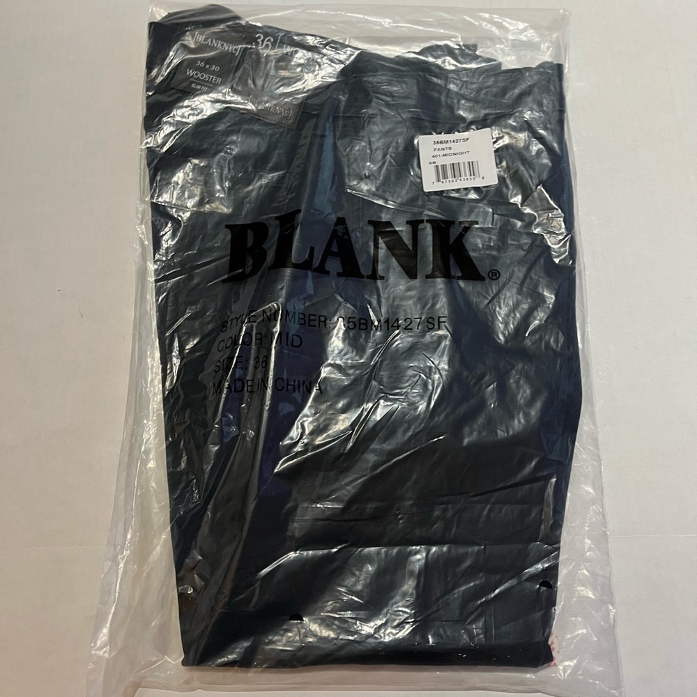 Blanknyc Men's Midnight Wooster Slim-Fit Jean Pants Size 36W 30L - Picture 4 of 6
